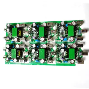 OEM Fully automatische maschine verwenden pcb montage hersteller pcb fabrik 3USB schnelle 2.4A handy ladegerät