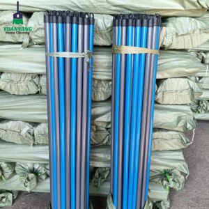 En stock, balai artisanal en bois écologique, étiquette de longueur solide personnalisée, revêtement en PVC, manche en bois enduit de PVC, moins de 1 dollar - Product Image 1
