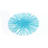 Set de Table Rond Tissé en PP Plastique Écologique de Haute Qualité, Personnalisé, Vente en Gros, 4 Pièces, pour Restaurant