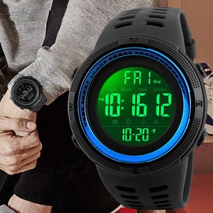 VVS Мужские Цифровые Спорт Часы 50M Водонепроницаемые Кварц Наручные Reloj Hombre Поставщик Бренд Оптовый Заказ - Product Image 2