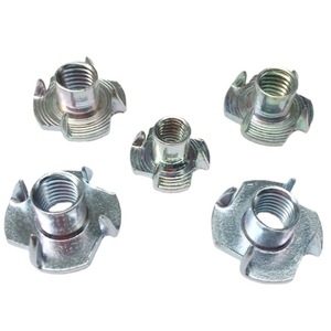 Edelstahl SS304 316 M4 M5 M6 M8 M10 Vierklauenmuttern Blau Weiß Verzinkt OEM - Product Image 2