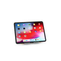 Serre-livres en bois de noyer réglable personnalisé support pliable pour ordinateur portable et tablette pour iPad présentoir ergonomique pour ordinateur portable