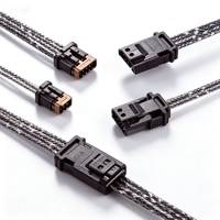 Boîtier de connecteur étanche femelle 4 broches 2,5 mm JAE MX19004S51, série MX19, pour faisceau de câbles de rétroviseur automobile