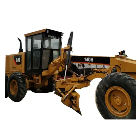 Mesin bekas kondisi baik Caterpillar Jepang 140H motor grader CAT 140H mesin konstruksi jalan grader di Cina