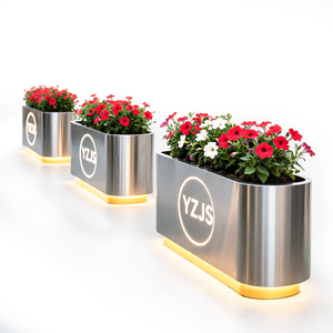 Hộp hoa Inox ngoài trời Tùy Chỉnh cho ban công phát sáng, vườn, sân thượng và máng Hoa phong cảnh - Product Image 6