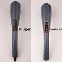 Nouveau bâton de massage électrique Dolphin, marteau de massage manuel, haute puissance, rechargeable, 4 vitesses, tête en forme de U, type os