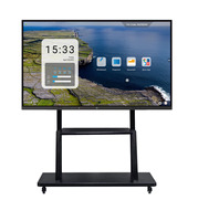 Интерактивные доски с мультитач-управлением 98 дюймов, 4K LCD-дисплей, умная интерактивная доска с двумя ОС для совещаний, конференций и учебных классов