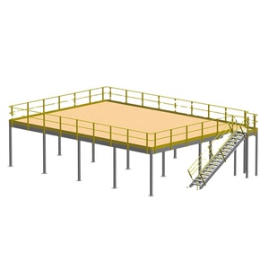 Kho Công Nghiệp Kho Lưu Trữ Hệ Thống Kệ Lửng Nền Tảng Thép Với Cầu Thang Thép - Product Image 1