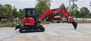 Pelle d'occasion d'occasion Mini 5.5TON Yanmar 55 Excavatrice d'occasion Yanmar VIO 55 Original japonais - Product Image 6