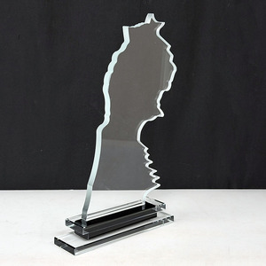 Trofeo <span class=keywords><strong>de</strong></span> Cristal con <span class=keywords><strong>Mapa</strong></span> <span class=keywords><strong>de</strong></span> África, Impresión UV Personalizada, Trofeo <span class=keywords><strong>de</strong></span> Cristal con <span class=keywords><strong>Mapa</strong></span>, Premio con Base Transparente - Product Image 3