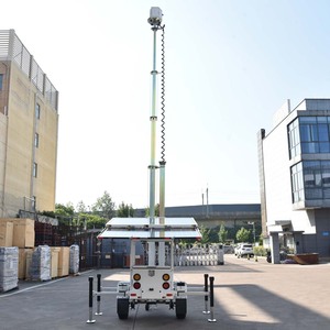 หอคอยกล้องวงจรปิดพลังงานแสงอาทิตย์แบบพกพา UNIV รุ่น UST-900 เสาสูง 7 เมตร พร้อมเซ็นเซอร์ CMOS - Product Image 3