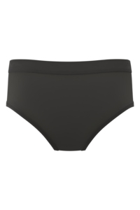 Calzoncillos bóxer de corte medio para hombre, color negro sólido, de punto, con spandex y algodón, sin costuras. - Product Image 3