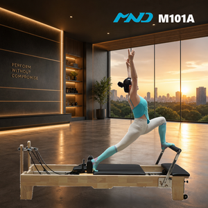 耐用的普拉提核心训练床橡胶木训练器健身器材 MND M101A (3) 适合马德里精品健身房的普拉提健身器材 耐用 - Product Image 1