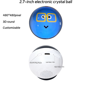 Vente en gros usine : Orbe de cristal vidéo 3D romantique, lecteur <span class=keywords><strong>MP4</strong></span> rechargeable, personnalisable, DIY, Orbe de souvenirs, Tendance mode numérique - Product Image 3