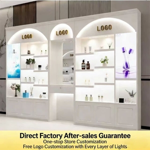 Vitrine de présentation de cosmétiques, vitrine de présentation de produits de soin de la peau, étagère pour salon de coiffure et de manucure, peinture pour la pâtisserie - Product Image 5