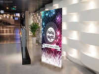 Vente en gros de support de bannière enroulable d'affichage d'intérieur de la publicité écologique Offre Spéciale support de banderole enroulable d'affichage de bannière rétractable portable