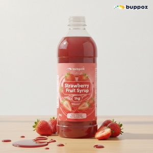 น้ำเชื่อมสตรอว์เบอร์รี 5 กก. บรรจุขวด ฮาลาล HACCP สำหรับร้านชานมไข่มุก โรงงานผลิตโดยตรง - Product Image 5