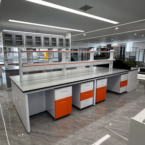 Muebles <span class=keywords><strong>de</strong></span> Laboratorio Comerciales para Escuelas y Bancos <span class=keywords><strong>de</strong></span> Laboratorio <span class=keywords><strong>de</strong></span> Acero <span class=keywords><strong>de</strong></span> Estilo Moderno con Gabinetes <span class=keywords><strong>de</strong></span> Almacenamiento - Product Image 1