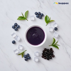 Sirop concentré aromatisé à la myrtille certifié Halal de Taïwan, bouteille de 5 kg, ingrédients pour bubble tea - Product Image 4