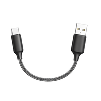 Câble USB-A vers USB-C 2-en-1 60W avec conducteur en cuivre pur, tressé en nylon pour une charge rapide, compatible iOS et ordinateur
