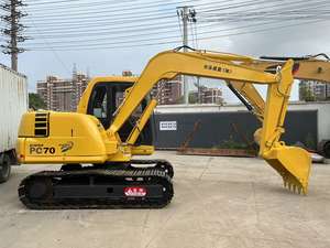 Komatsu PC70 d'occasion à prix réduit Pompe Kawasaki en bon état de 7 tonnes en fonctionnement Matériel de construction d'ingénierie de qualité à vendre - Product Image 4