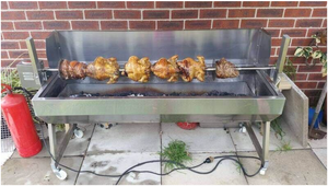 Asador Spartan Spit Pig Roaster de 1500 mm, Grande, de Acero Inoxidable, para Barbacoa - Product Image 5