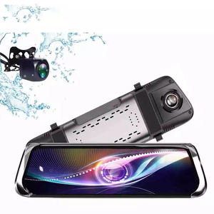 2019 베스트셀러 10 인치 터치 스크린 듀얼 렌즈 대시 캠 HD 스트림 미디어 미러 1080p Dvr 비디오 레코더 - Product Image 2