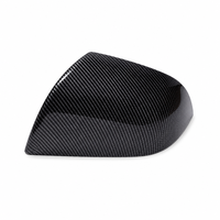 Coque de rétroviseur latéral en fibre de carbone à transfert d'eau pour Tesla Model 3 2017-2023 – Capot de rétroviseur de rechange pour mise à niveau après-vente