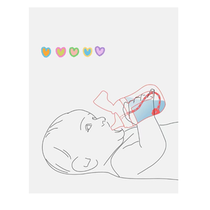 Gobelet à bec de canard pour bébé <span class=keywords><strong>Comi</strong></span> 260 ml avec poignée, échelle graduée et bille lestée - Matériaux Tritan+PP+Silicone 6 mois+ - Product Image 5