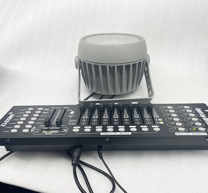 DMX512 <strong>RGB</strong> <strong>LED</strong> IP66 Die-Cast Aluminum Hotel Stage Flood Light with High Round Water Pattern CRI 85 30-120 Beam Angle Dimmable - Product Image 2