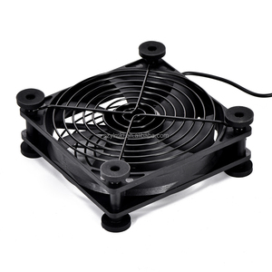 SCF12025 DC 120mm <span class=keywords><strong>USB</strong></span> Ventilación <span class=keywords><strong>PC</strong></span> Gabinete Ventilador 12V 5V DC Ventilador de refrigeración de gabinete electrónico alimentado por <span class=keywords><strong>USB</strong></span> con amortiguador de vibraciones - Product Image 2