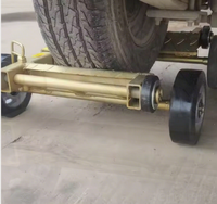 Roues auxiliaires de remorque (tubes carrés avec roues à noyau en fer de 150mm) Chariot de voiture de roue d'outil de déplacement de véhicule