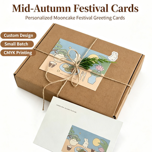 Biglietti di ringraziamento personalizzati per <span class=keywords><strong>insegnanti</strong></span> con logo e testo personalizzati, opzioni di carta elegante e cartoncino, biglietti di auguri stampati per regali scolastici - Product Image 1