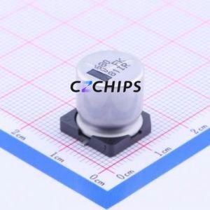 Condensador Electrolítico de Aluminio SMD EEVFK1V681Q, D12.5xL13.5mm 680uF 20% 35V 618.8mA-120Hz - Product Image 1