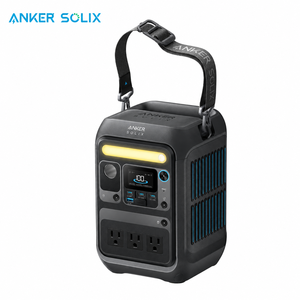 แบตเตอรี่สำรองพกพา 300W Anker SOLIX C300X 600W Surge LiFePO4 Station 140W ช่องเสียบ Type-C แบบสองทาง สำหรับ MacBook โดรน RV อุปกรณ์จำเป็นสำหรับการเดินทาง - Product Image 2