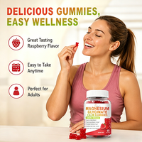 Gummies apaisantes Glycine Magnésium Source Factory, améliorant la qualité du sommeil, soulageant les spasmes musculaires, favorisant la mémoire.
