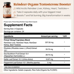 Potenciador Natural <span class=keywords><strong>de</strong></span> Vitalidad Masculina, Fórmula Herbal Ultrapotente, 60 Unidades - Product Image 3