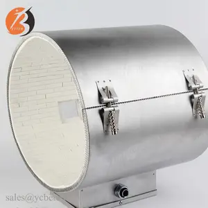 Calentador de inducción de 110V/220V/240V, elemento calefactor infrarrojo de cerámica resistente, calentador de banda de bobina de cerámica