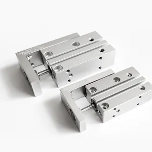 MXH10/Hlh Seri Aluminium Alloy Bertindak Kompak Meja Geser Pneumatic Cylinder SMC Type