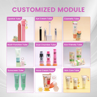 Tube cosmétique multifonction 30 ml 60 ml avec applicateur en silicone, tube de massage pour crème pour le visage, masque de nuit, crème de soin de la peau