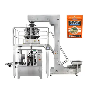 Auto mulithead weigher counting filling doypack machine packing system