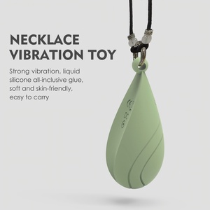 Mini Vibratore a Collana in Silicone per Donne, 10 Frequenze, 50dB di Rumore, Stimolazione dell'<span class=keywords><strong>Amore</strong></span>, Ricaricabile USB, Uso Quotidiano - Product Image 2