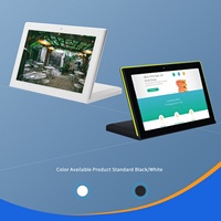 10.1 14 Inch Layar Sentuh Bentuk L Wifi Umpan Balik Pelanggan Lampu LED Android RK3566 2+16GB Kamera Depan Tablet PC LED