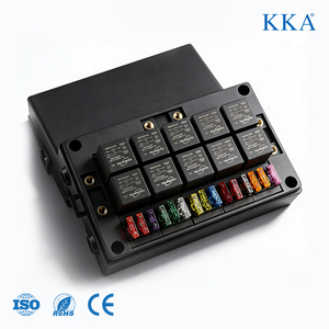 Boîte <span class=keywords><strong>à</strong></span> Fusibles et Relais KKA-FB-10R15F, Boîtier de Contrôle Automobile Incluant 10 Relais et 15 Fusibles - Product Image 1