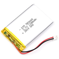 Batteries lithium-ion en pochette haute sécurité 502660 900 mAh 1100 mAh 4,07 Wh 3,7 V, taux de décharge moyen 0,5-1C pour matériel industriel