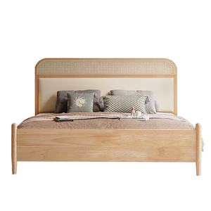 <span class=keywords><strong>Letto</strong></span> in Legno Massello e Rattan Stile Moderno e Lussuoso con Installazione Gratuita in Loco per Case Vacanza e Letti <span class=keywords><strong>Divano</strong></span> Commerciali - Product Image 5