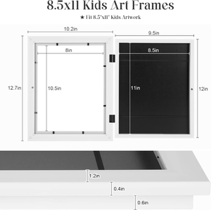 Cornice personalizzata per bambini con <span class=keywords><strong>porta</strong></span> magnetica in legno cornice per <span class=keywords><strong>foto</strong></span> con <span class=keywords><strong>foto</strong></span> per bambini e <span class=keywords><strong>foto</strong></span> - Product Image 5