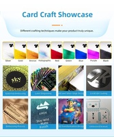 Boîte cadeau inclinée à double étage personnalisée pour cartes à jouer avec logo sur mesure, jeu de poker en papier noir
