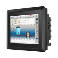 Monitor LCD Industri 7 Inci 1024*600 VGA Layar Lebar Sentuh Kapasitif Resistif, Pemasangan di Dinding VESA, untuk Desktop