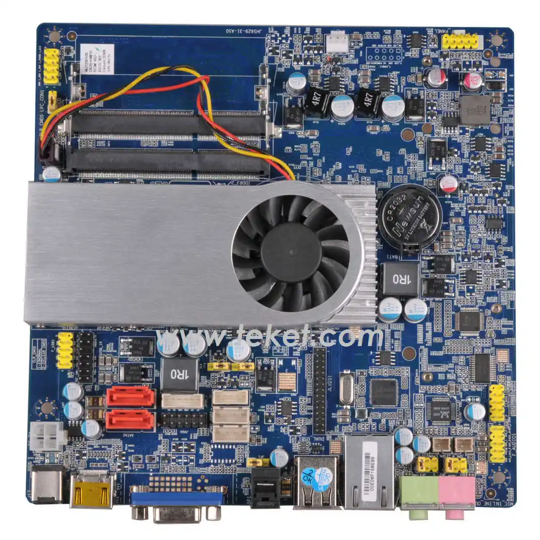 Intel Atom D525 Mini-ITX-Motherboard ION2MI mit nVidia ION2 Für HTPC-CPU an Bord GT218-ION Industrie-Motherboard